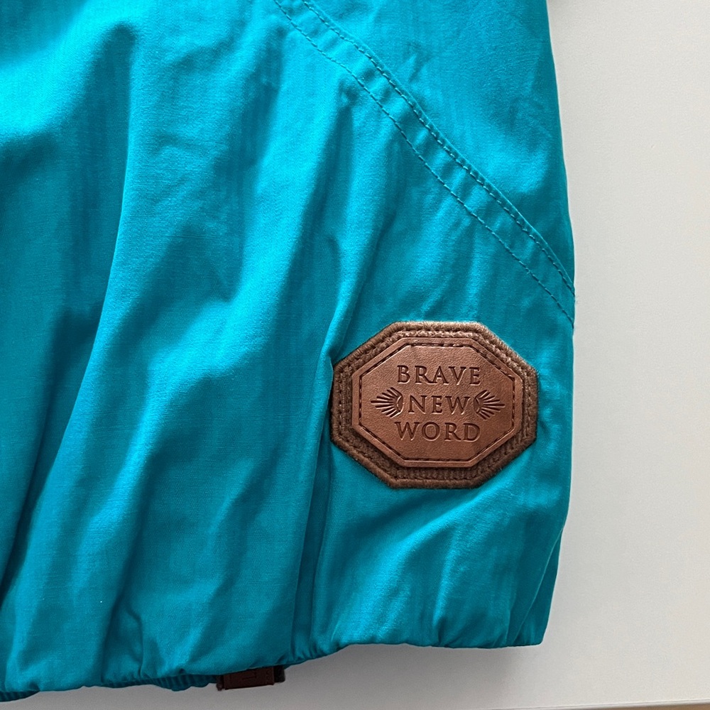 Naketano (Brave New World) Teal Women's light Jacket size M - Picture 10 of 14